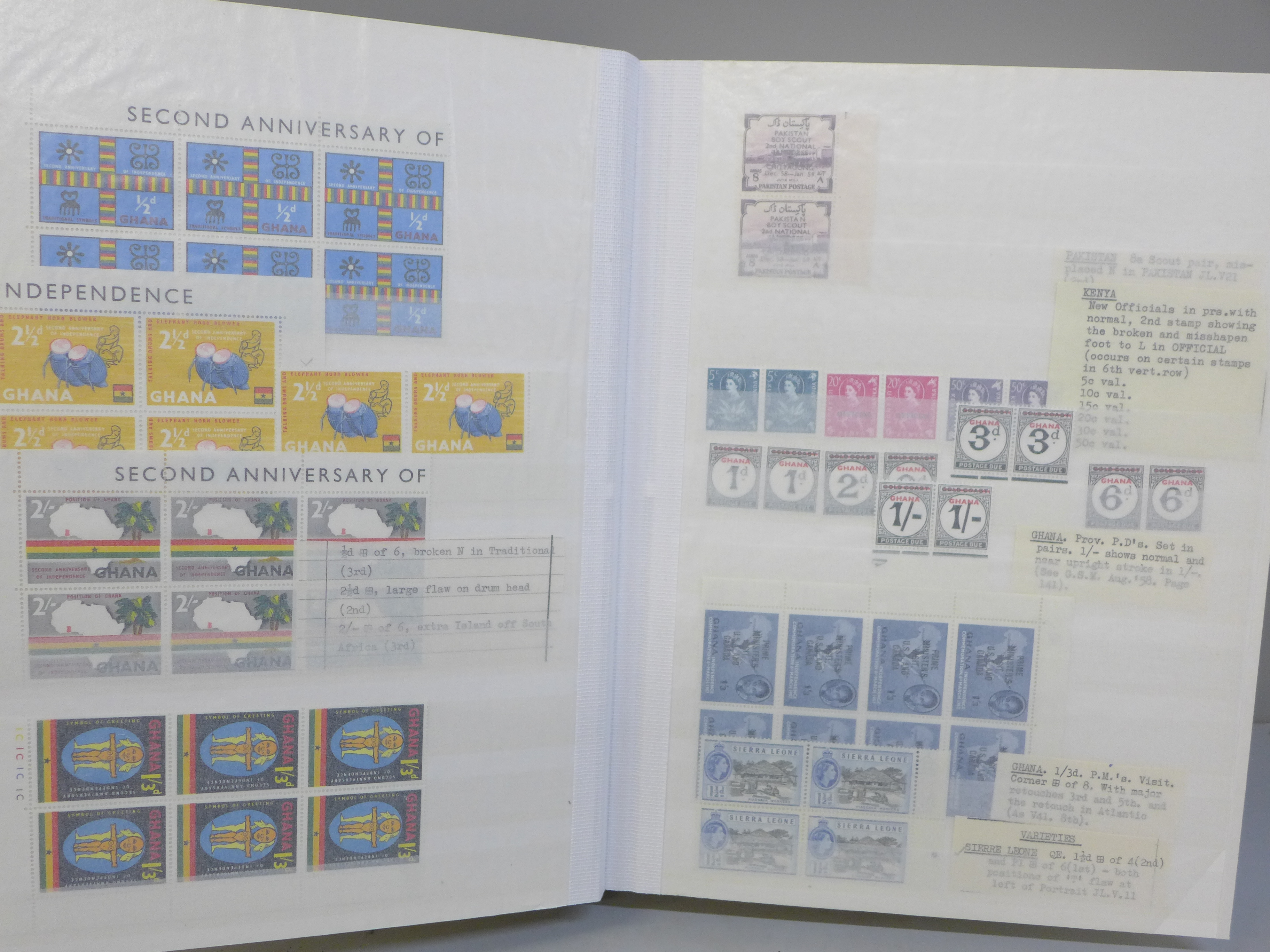 Stamps; commonwealth stock book with a range of mainly Queen Elizabeth II (a couple of George VI New - Image 2 of 6