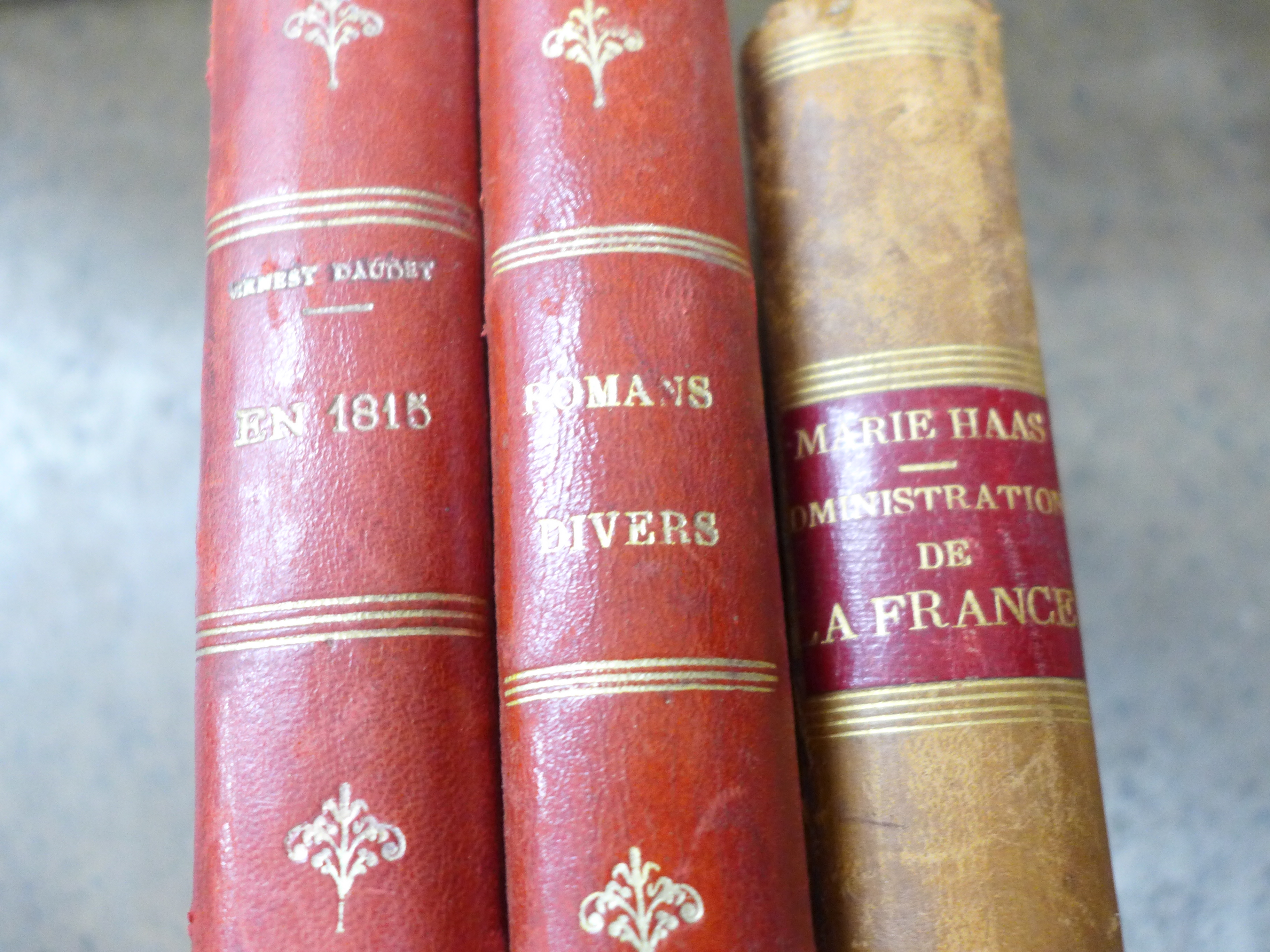 A box of books; mainly French 19th Century **PLEASE NOTE THIS LOT IS NOT ELIGIBLE FOR POSTING AND - Image 8 of 10