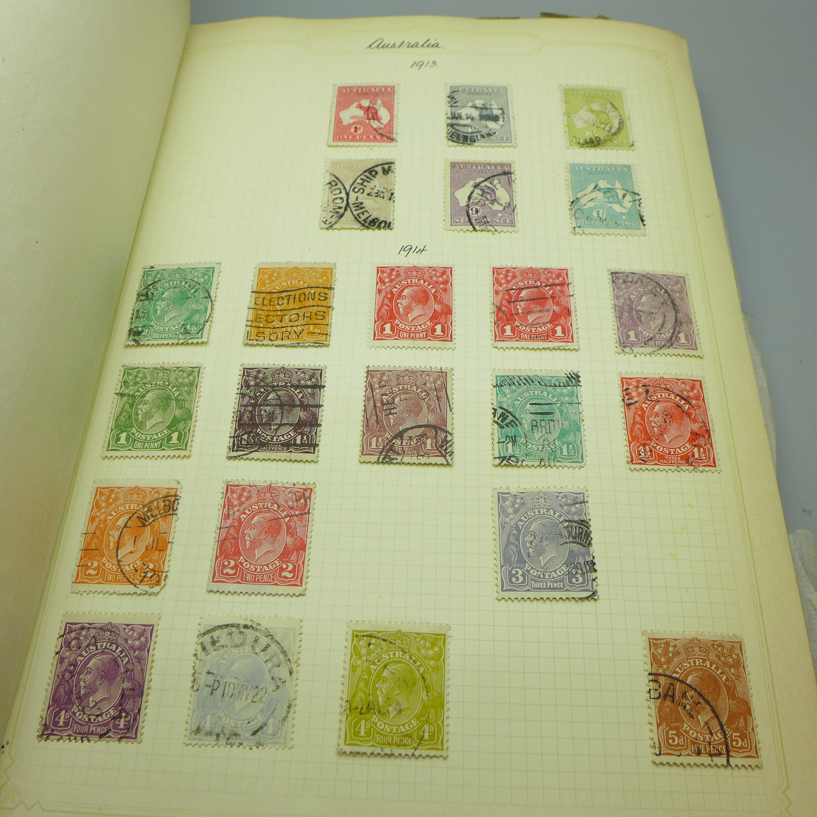 Stamps; an album of GB postage stamps, including Penny Black, a Two Pence Blue, Penny Reds, ( - Image 42 of 42