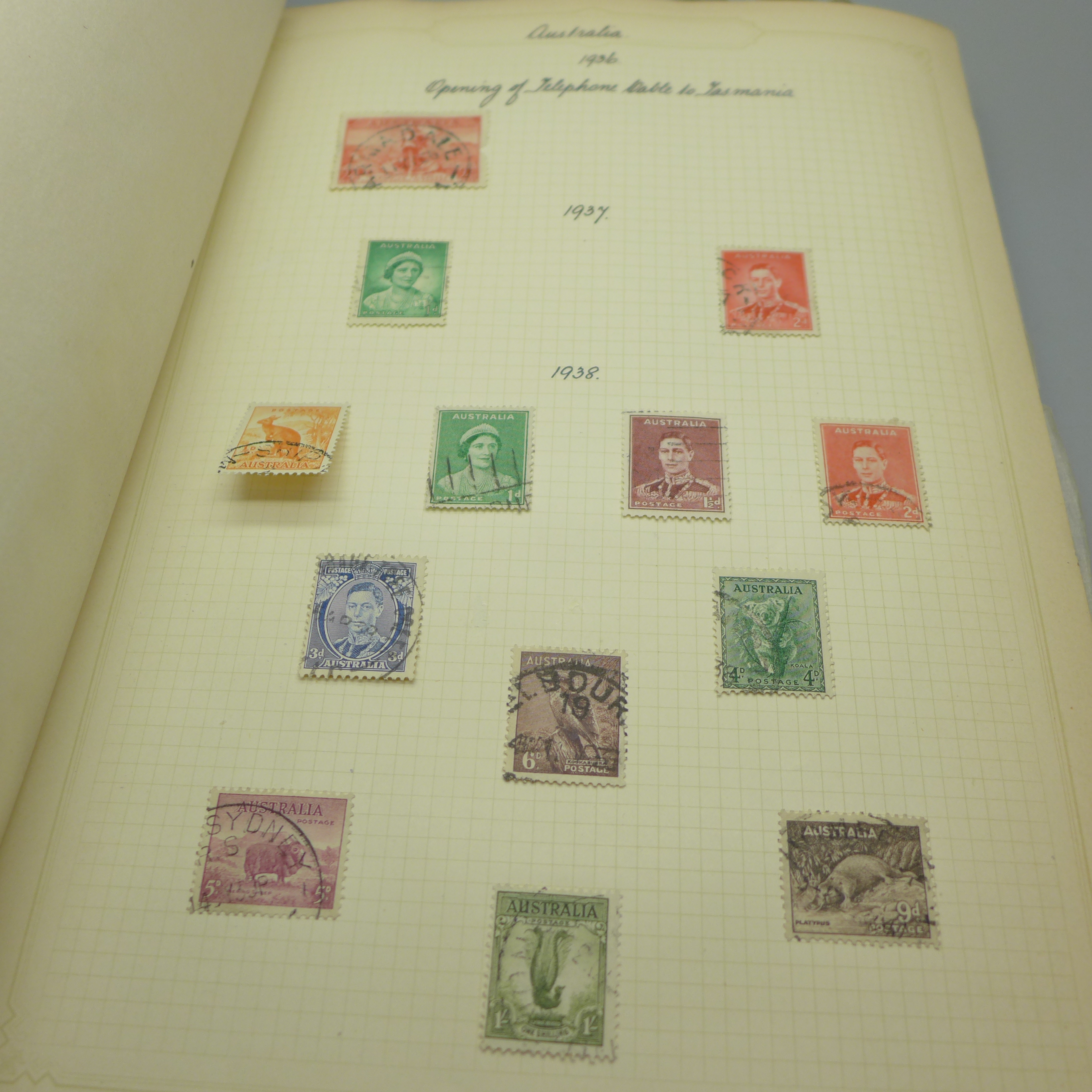 Stamps; an album of GB postage stamps, including Penny Black, a Two Pence Blue, Penny Reds, ( - Image 41 of 42
