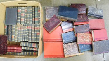 A box of books; mainly French 19th Century **PLEASE NOTE THIS LOT IS NOT ELIGIBLE FOR POSTING AND