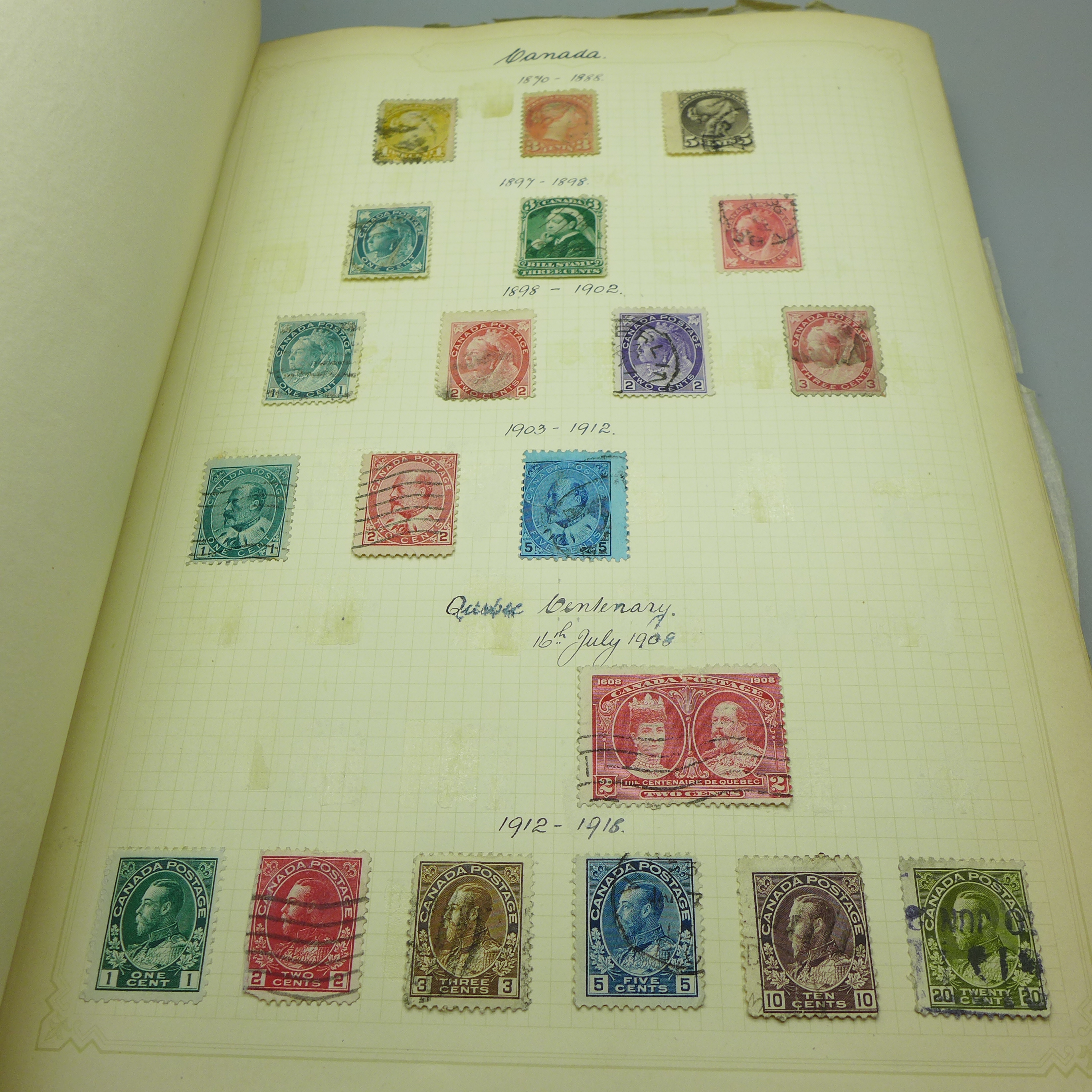 Stamps; an album of GB postage stamps, including Penny Black, a Two Pence Blue, Penny Reds, ( - Image 39 of 42