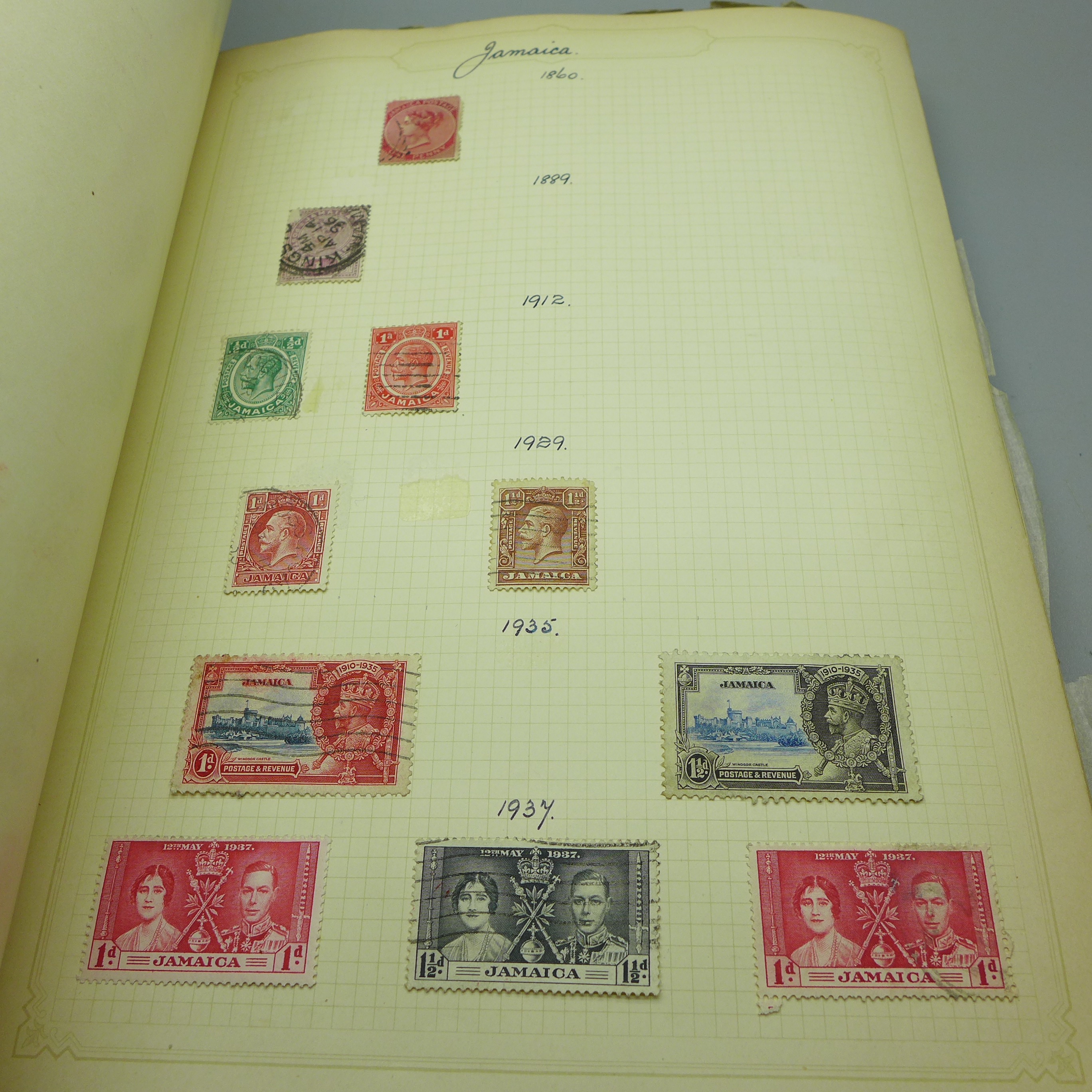 Stamps; an album of GB postage stamps, including Penny Black, a Two Pence Blue, Penny Reds, ( - Image 40 of 42