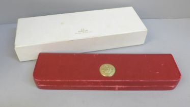 An Omega wristwatch box and outer box