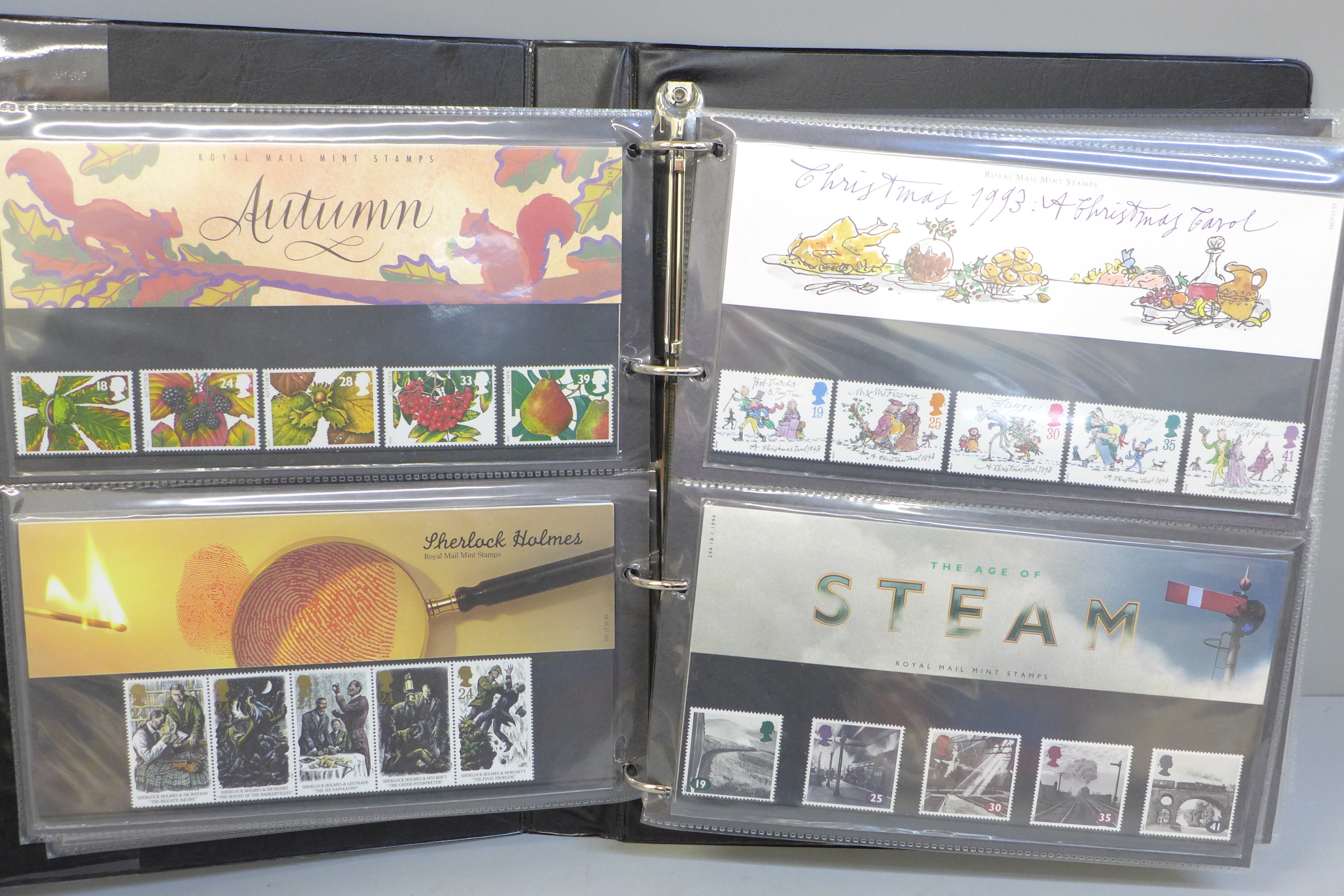 An album of 52 original complete stamp sets of First Day Presenation Packs from the early 1990s to - Image 2 of 5