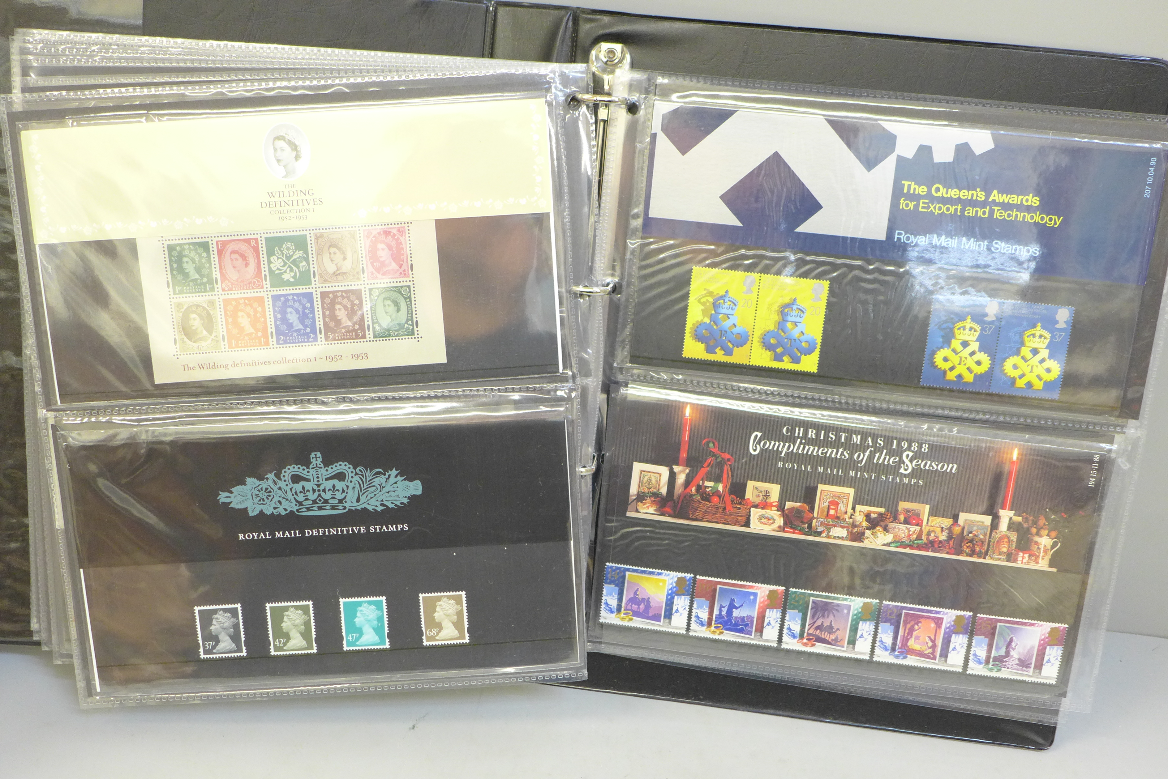 An album of 52 original complete stamp sets of First Day Presenation Packs from the early 1990s to - Image 5 of 5