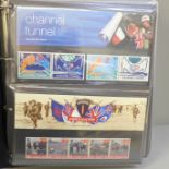 An album of 52 original complete stamp sets of First Day Presenation Packs from the early 1990s to