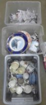 Three boxwes of assorted china and glassware **PLEASE NOTE THIS LOT IS NOT ELIGIBLE FOR POSTING