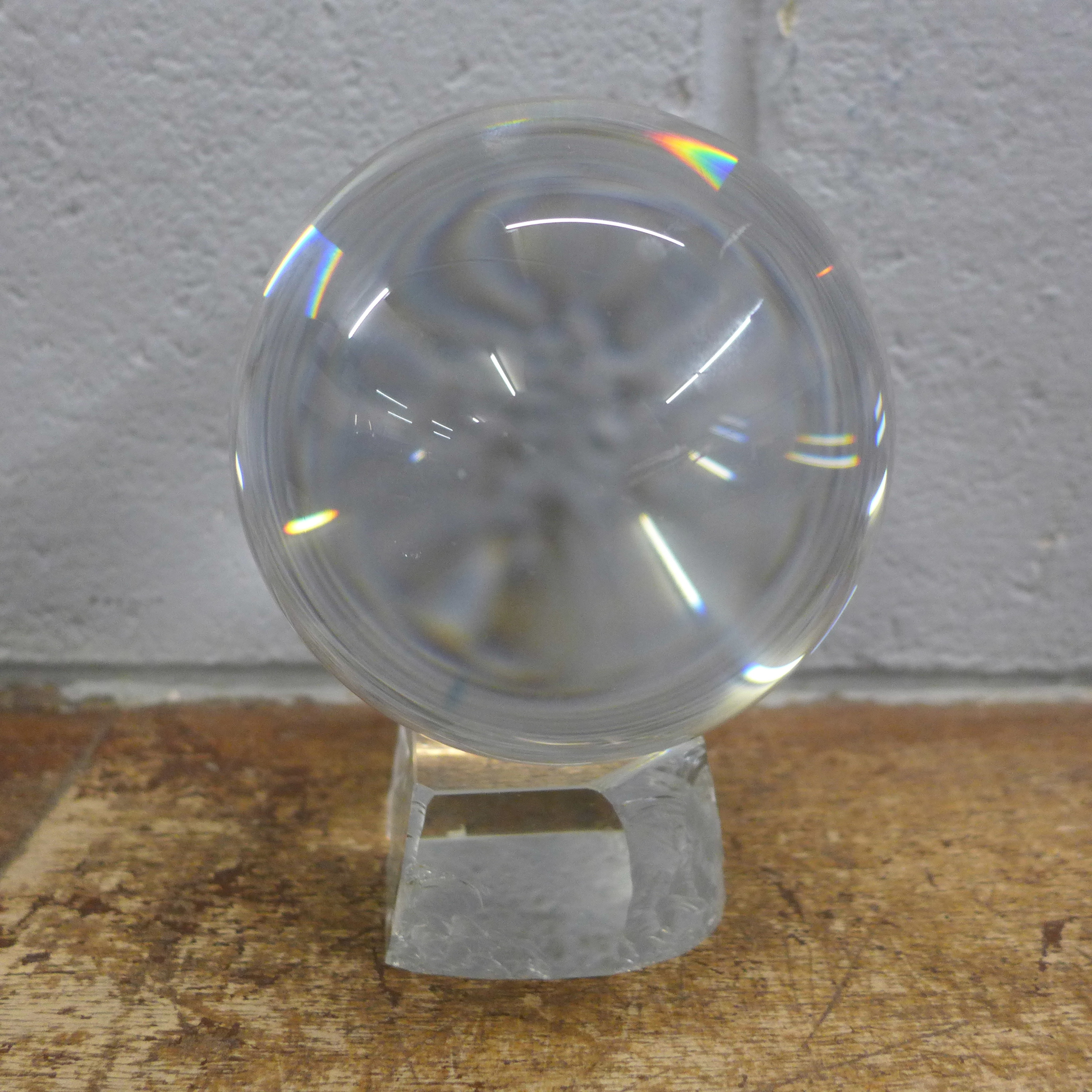A Lisa Parker 100mm mystical crystal ball, boxed, base a/f **PLEASE NOTE THIS LOT IS NOT ELIGIBLE - Image 2 of 2