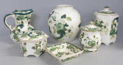 A collection of Mason's Chartreuse, sugar bowl a/f **PLEASE NOTE THIS LOT IS NOT ELIGIBLE FOR