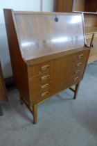 A teak bureau