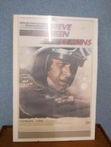 A Steve McQueen Le Mans print