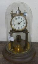 A Jahneslihrenfabrik 400 day brass anniversary clock
