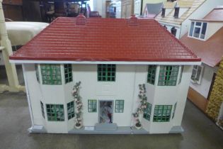 A painted doll's house