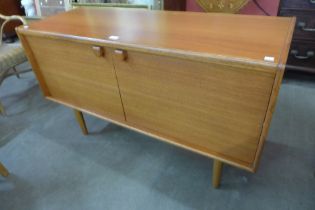 A Danish teak two door sideboard