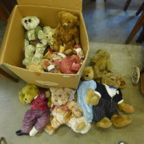 A large collection of vintage and later Teddy bears