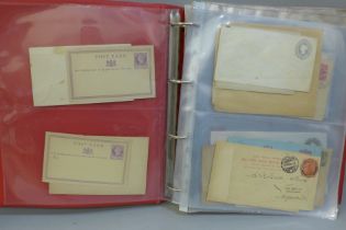 Stamps; GB postal stationery, Queen Victoria onwards (65 items)