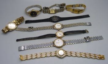 Twelve lady's wristwatches, Avia, Rotary, Seiko, etc.