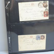 Stamps; a collection of GB uprated postal stationery, Queen Victoria onwards (32 items)