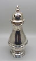 A silver sifter/sugar shaker, Birmingham 1911, 138g