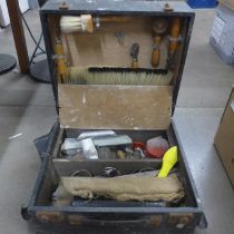An early 20th Century painting and decorator's set, cased **PLEASE NOTE THIS LOT IS NOT ELIGIBLE FOR