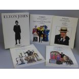 Elton John, Sotheby's aution catalogue, 1988