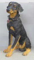 A large Country Artists model of a doberman - Zac **PLEASE NOTE THIS LOT IS NOT ELIGIBLE FOR POSTING