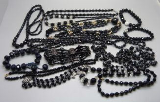 French jet necklets and bracelets