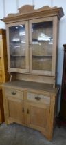 An Edward VII pine bookcase