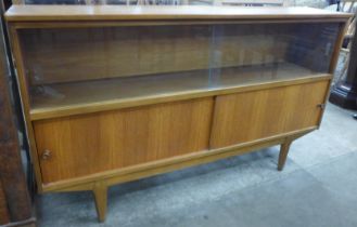 A teak bookcase