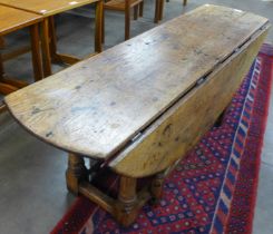 An Ipswich oak gateleg coffee table