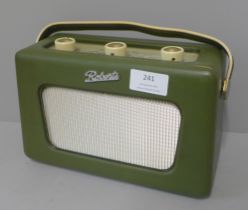 A vintage Roberts radio, model R300