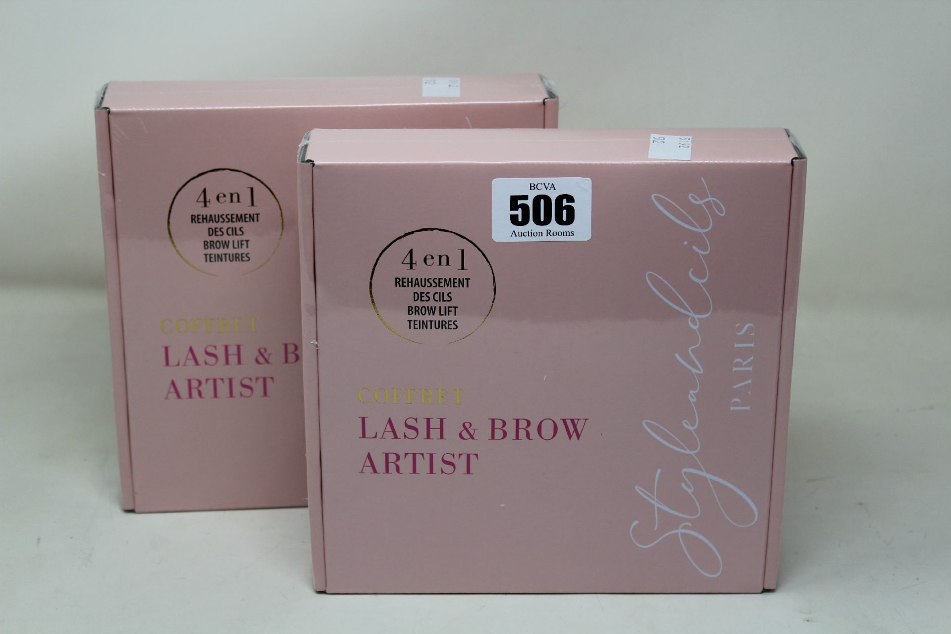 Five boxed as new Styleandcils Paris 4-in-1 lift kit eyelash/eyebrow enhancement + tint.