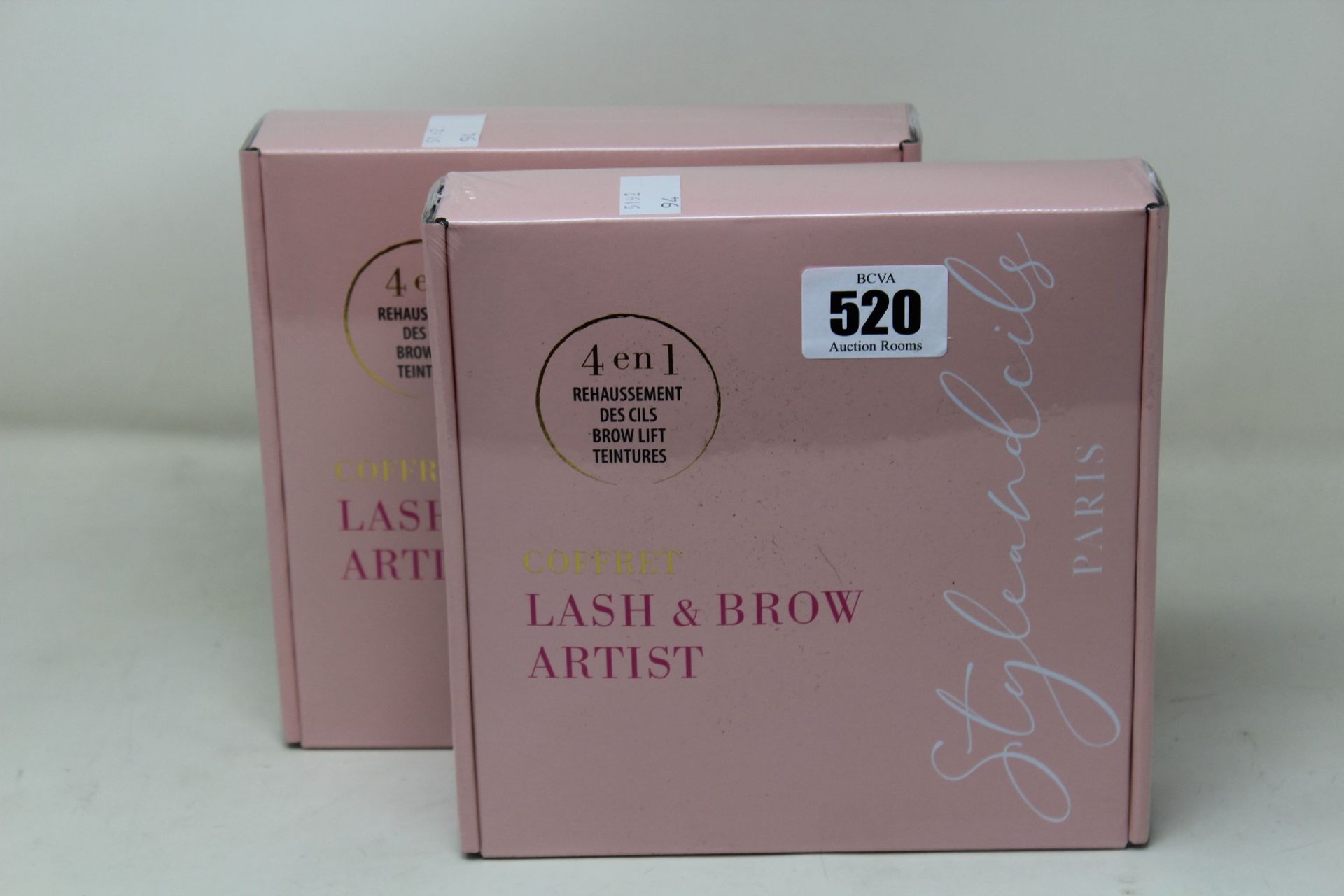 Five boxed as new Styleandcils Paris 4-in-1 lift kit eyelash/eyebrow enhancement + tint.