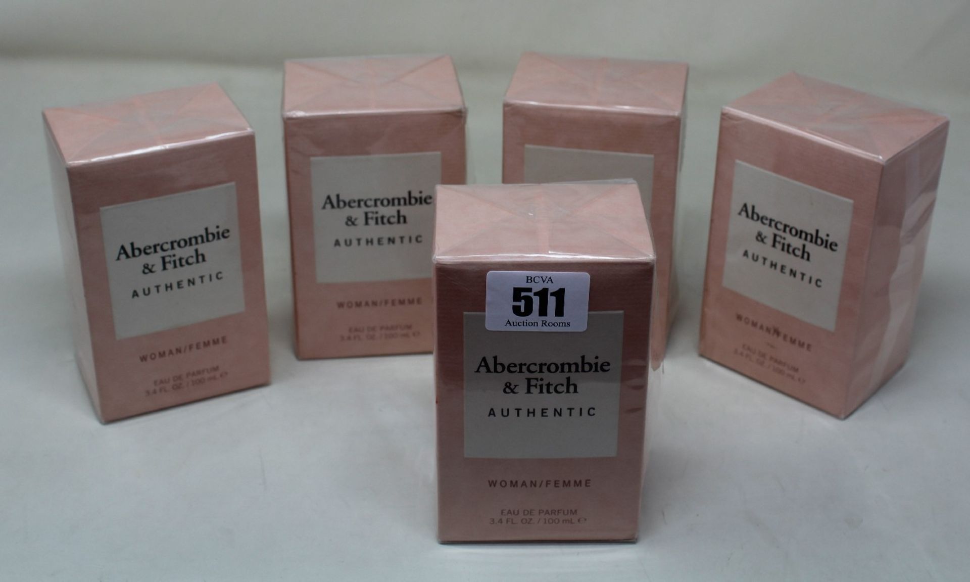 Five Abercrombie & Fitch Authentic Women eau de parfum (5 x 100ml).