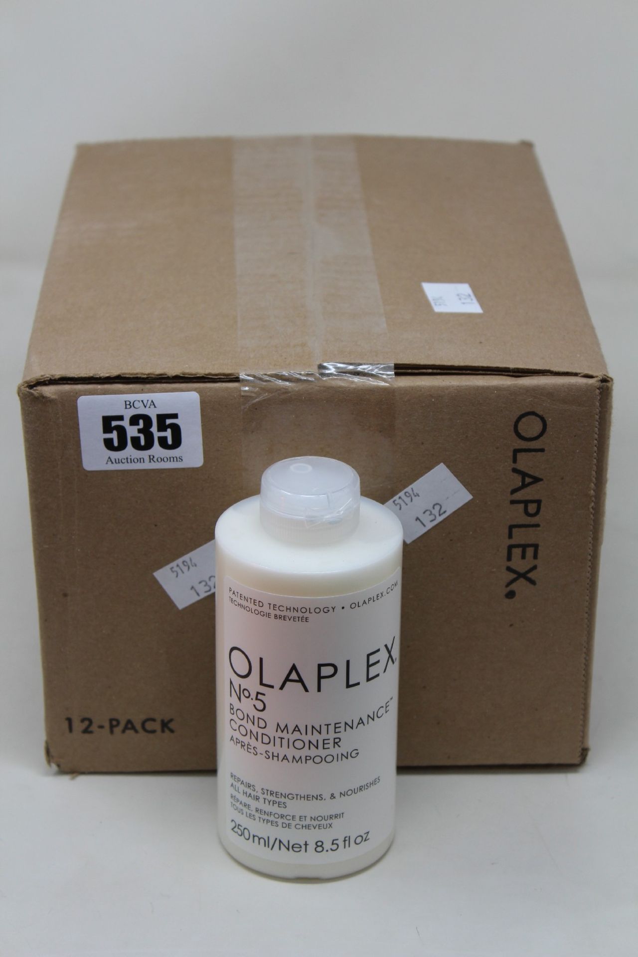 A box of twelve as new Olaplex No.5 Bond Maintenance Conditioners (250ml per bottle).