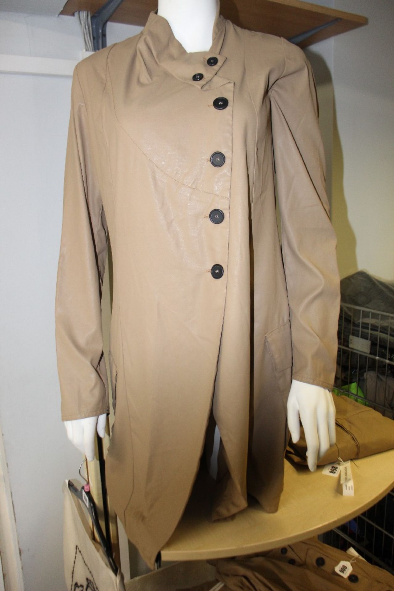 An as new Lurdes Bergada Coated button jacket (M - RRP £179).