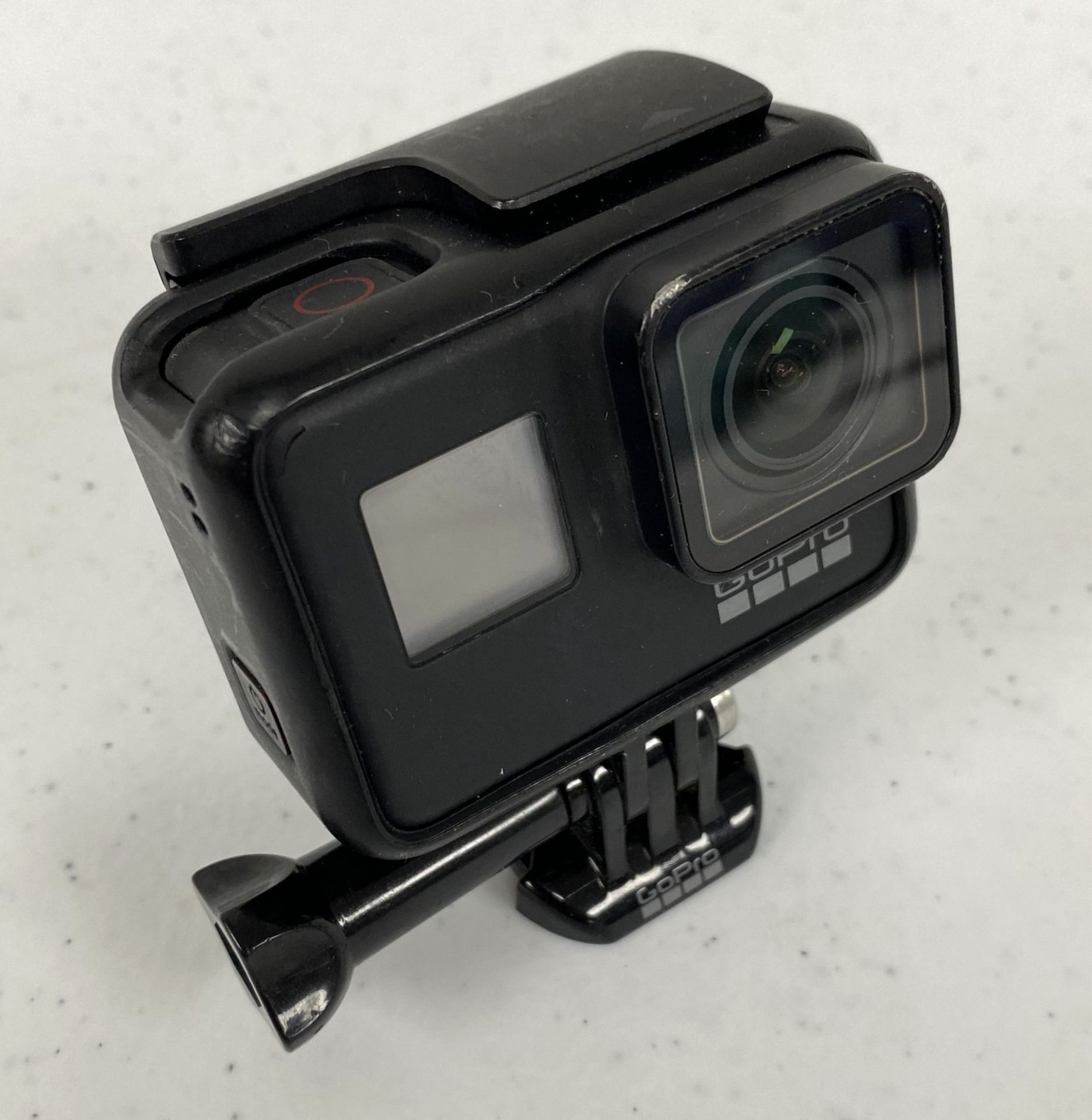 A pre-owned GoPro HERO7 Black Digital Action Camera (Battery included).