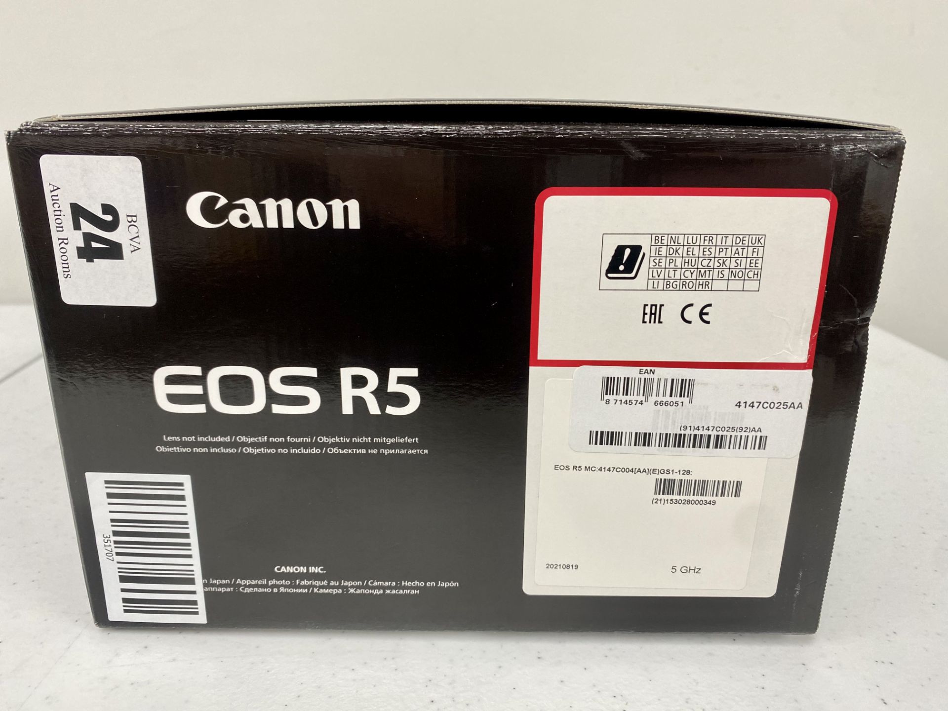 A boxed as new Canon EOS R5 Mirrorless Digital Camera (Body Only)(Box open,inner packaging sealed). - Image 5 of 8