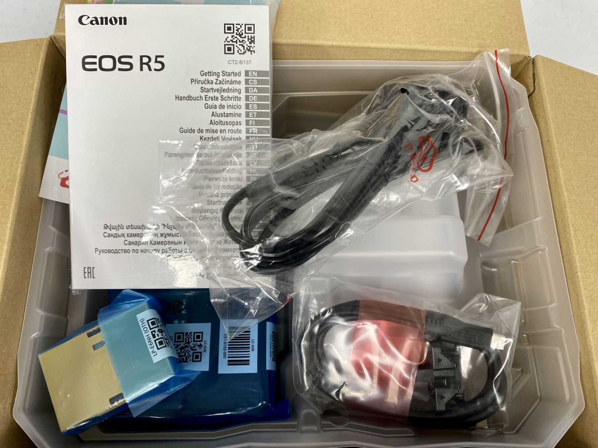 A boxed as new Canon EOS R5 Mirrorless Digital Camera (Body Only)(Box open,inner packaging sealed). - Image 7 of 8