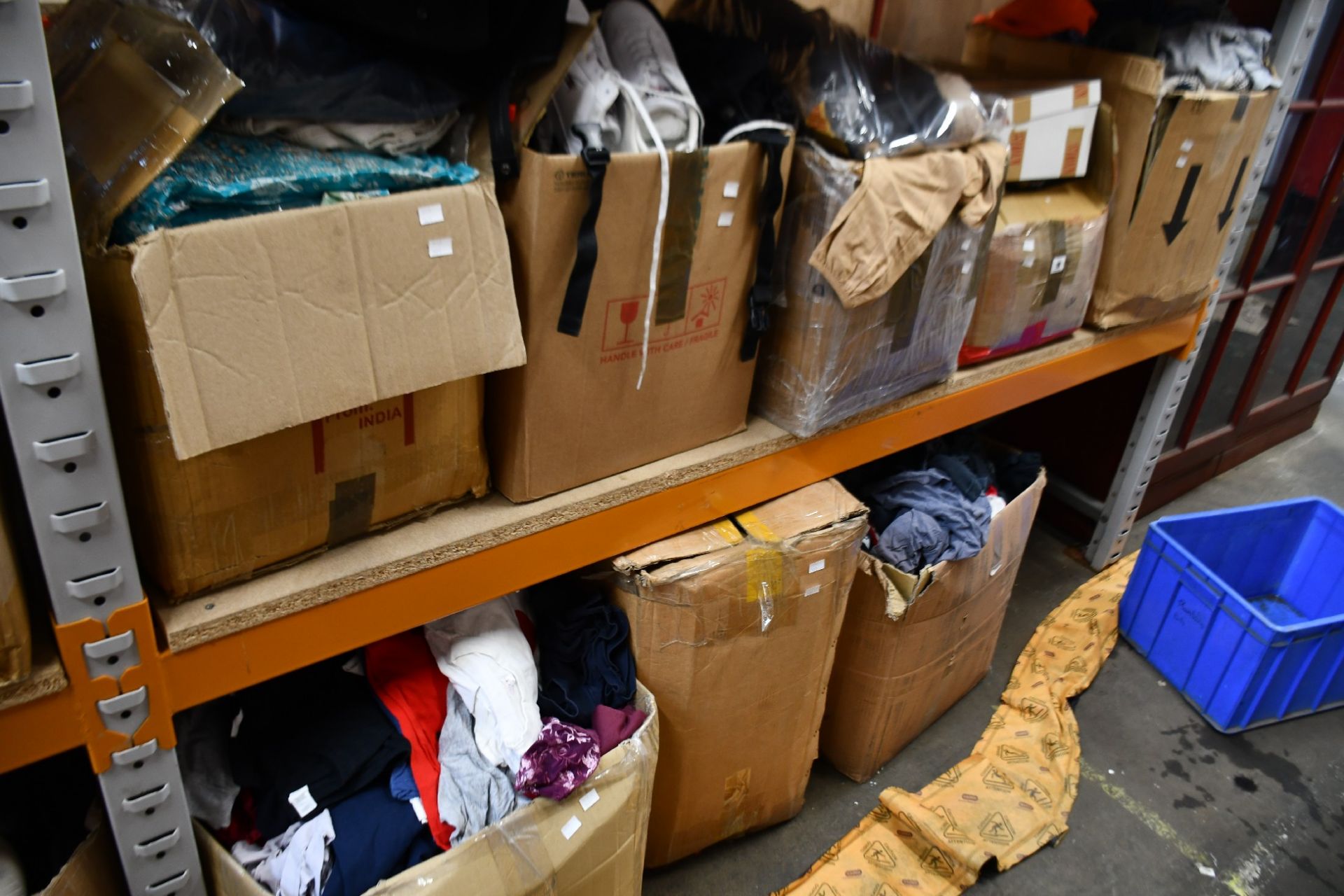 A large quantity of pre-owned clothing and related.