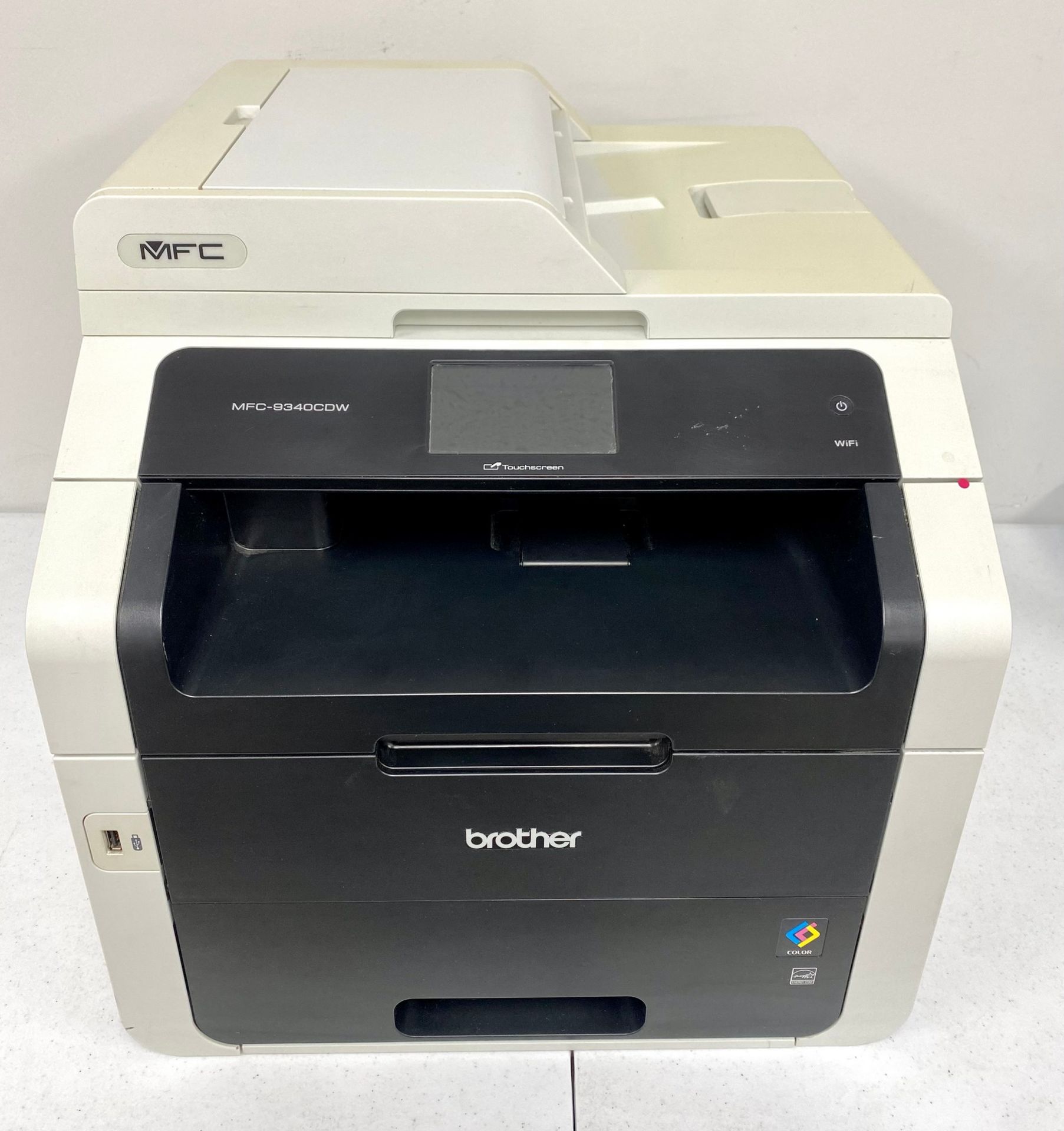 COLLECTION ONLY: A pre-owned Brother MFC-9340 CDW Colour Laser printer with toner (Tested, working).