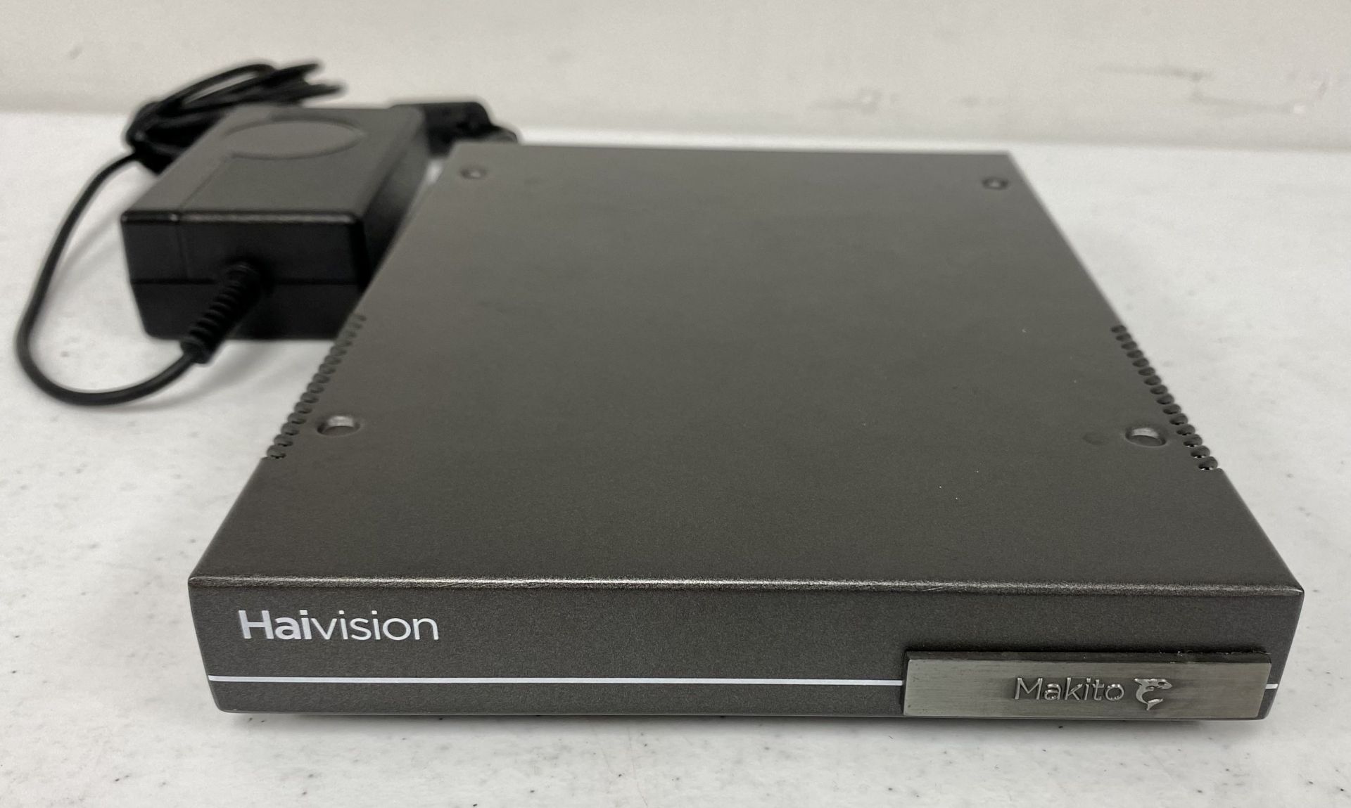 A pre-owned Haivision Makito X4 S-MX4E-SDI4 Video Over IP Encoder wth PSU (P/N: S-MX4E-SDI4-UHD Chas