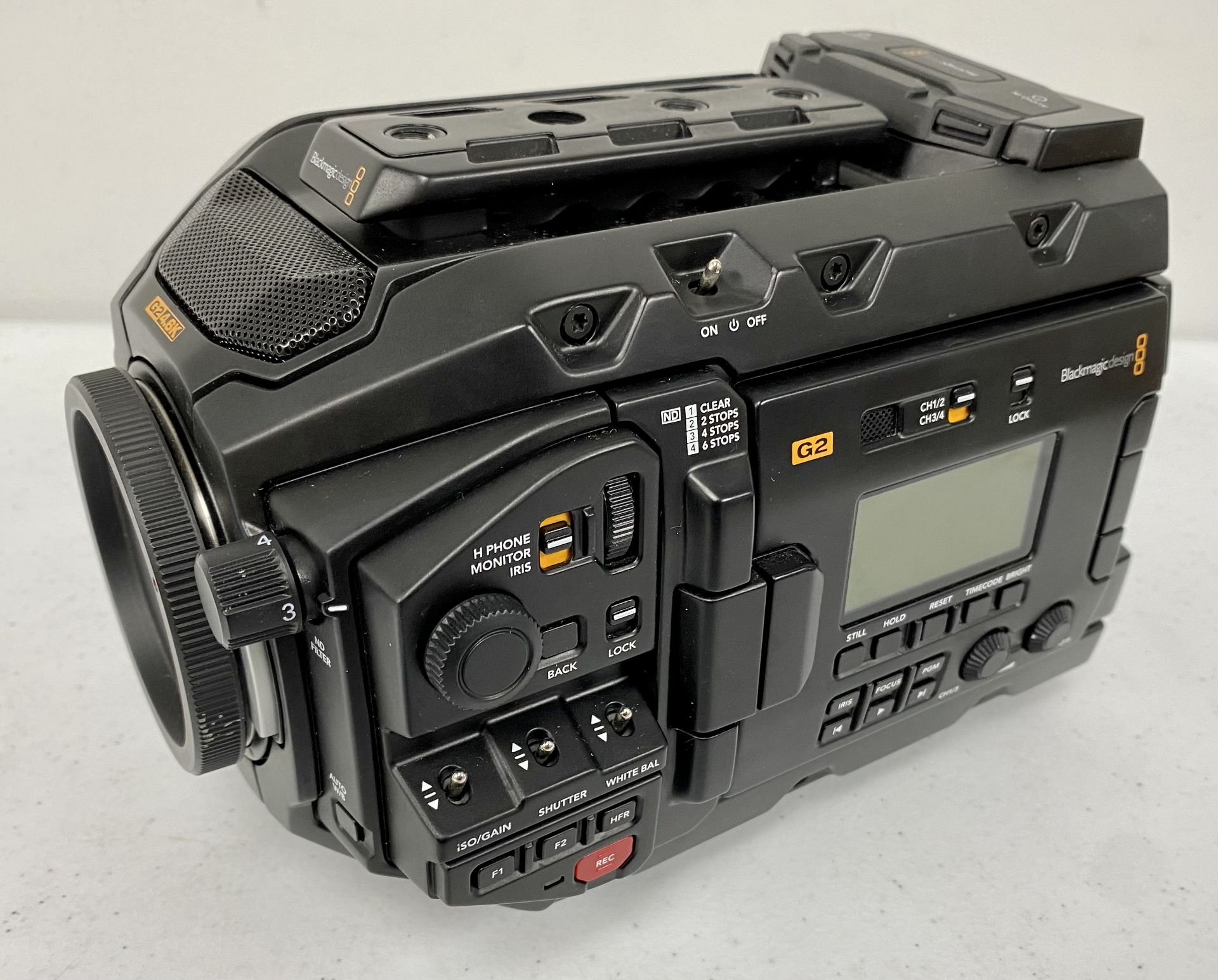 SOLD FOR SPARES OR REPAIR: A pre-owned Blackmagic Design URSA Mini Pro 4.6K G2 Digital Cinema Camera