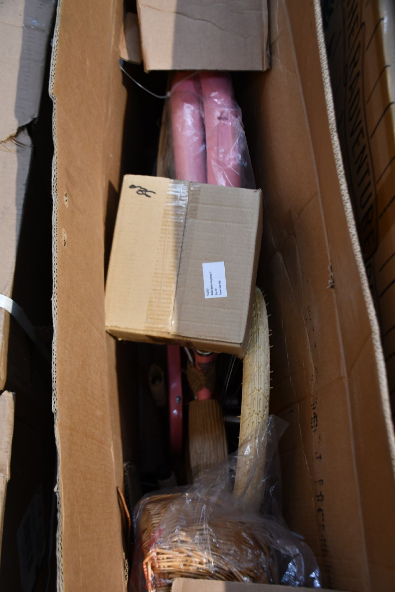 A boxed as new Bobbin Gingersnap bike in pink with 20inch wheels.