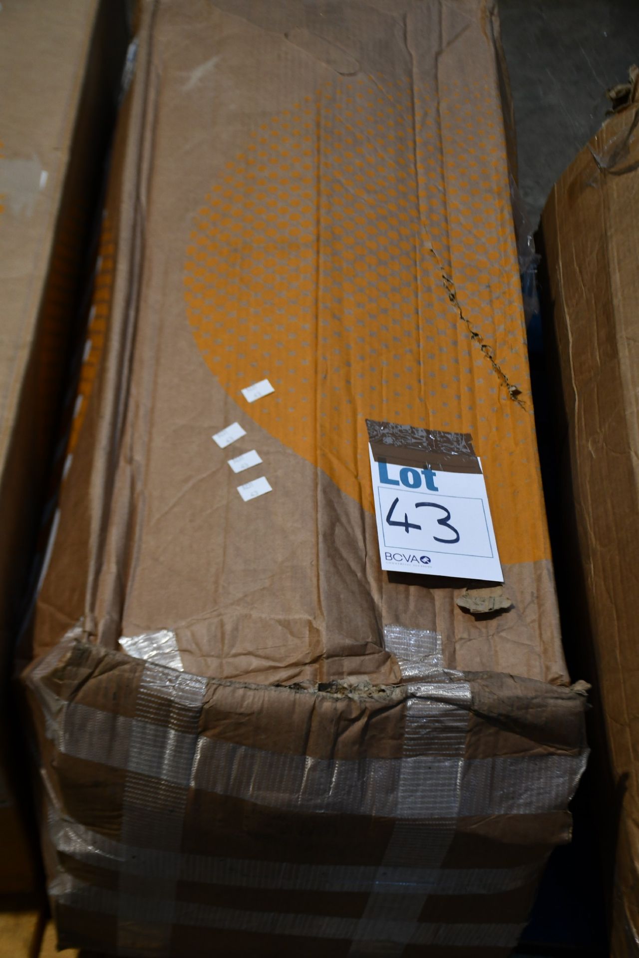 A boxed Emma king size mattress.