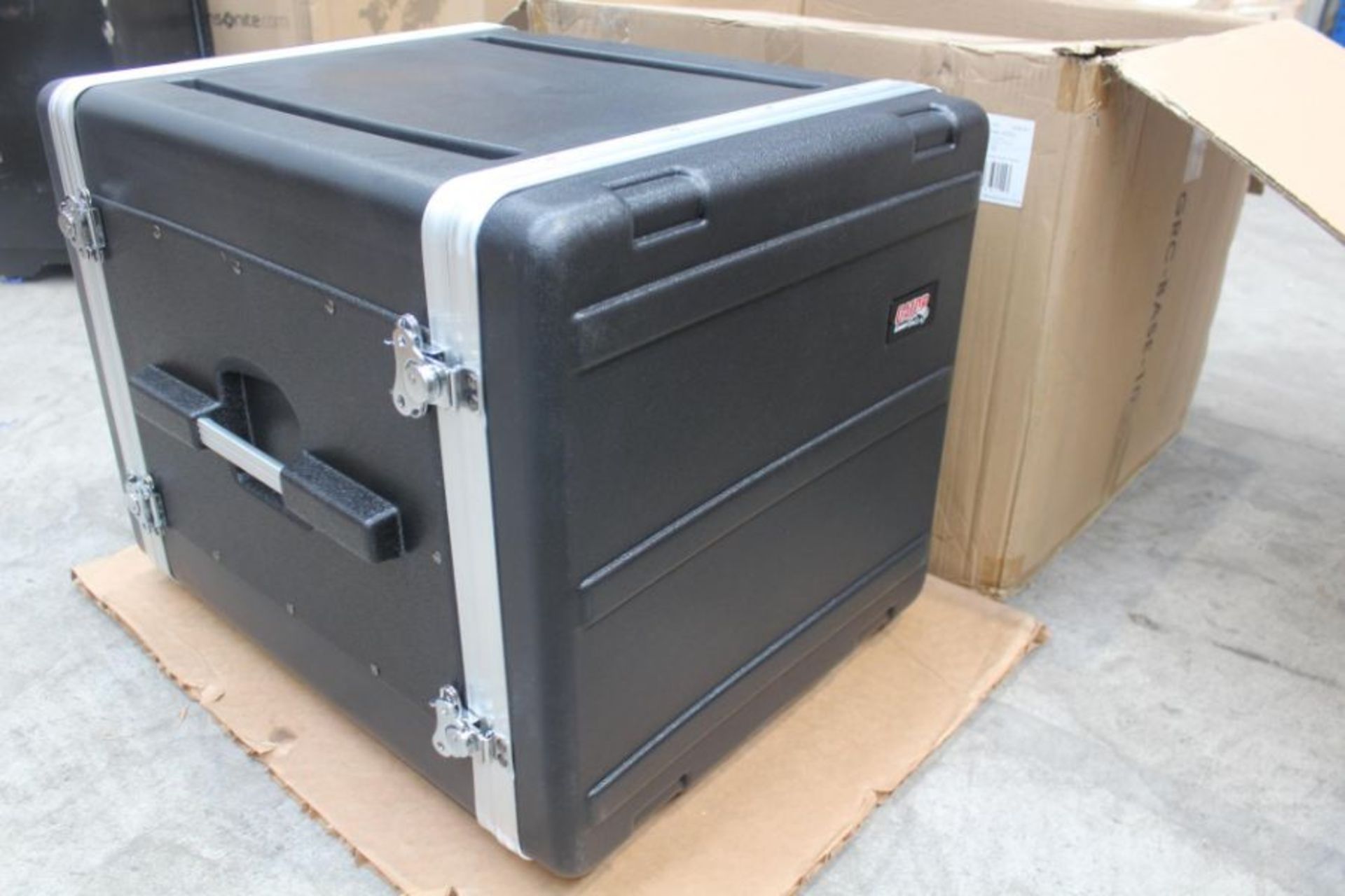 A boxed as new Gator GRC-Base-10 Base with Casters - for Standard and Console Rack Cases.