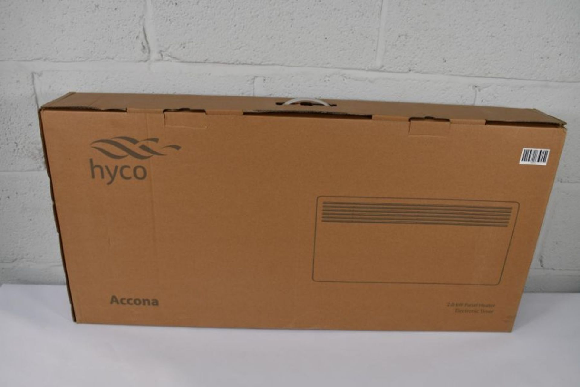 Two Hyco Accona 2.kW Panel Heaters (Electronic Timer).