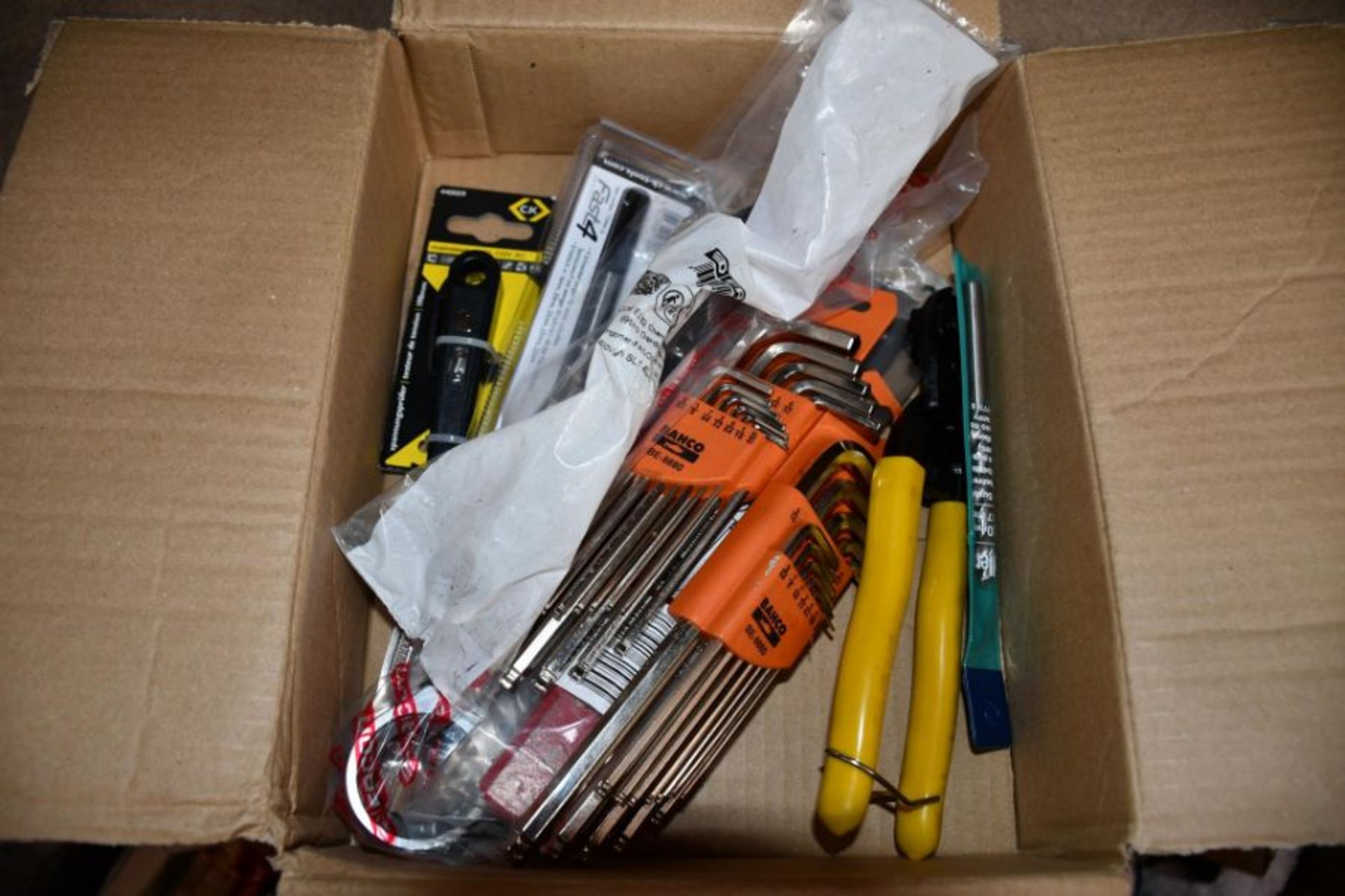 A quantity tools to include a C.K 440009 Mainstester, a C.K T2944-16 Fast 4 drill bit, a Facom STD C