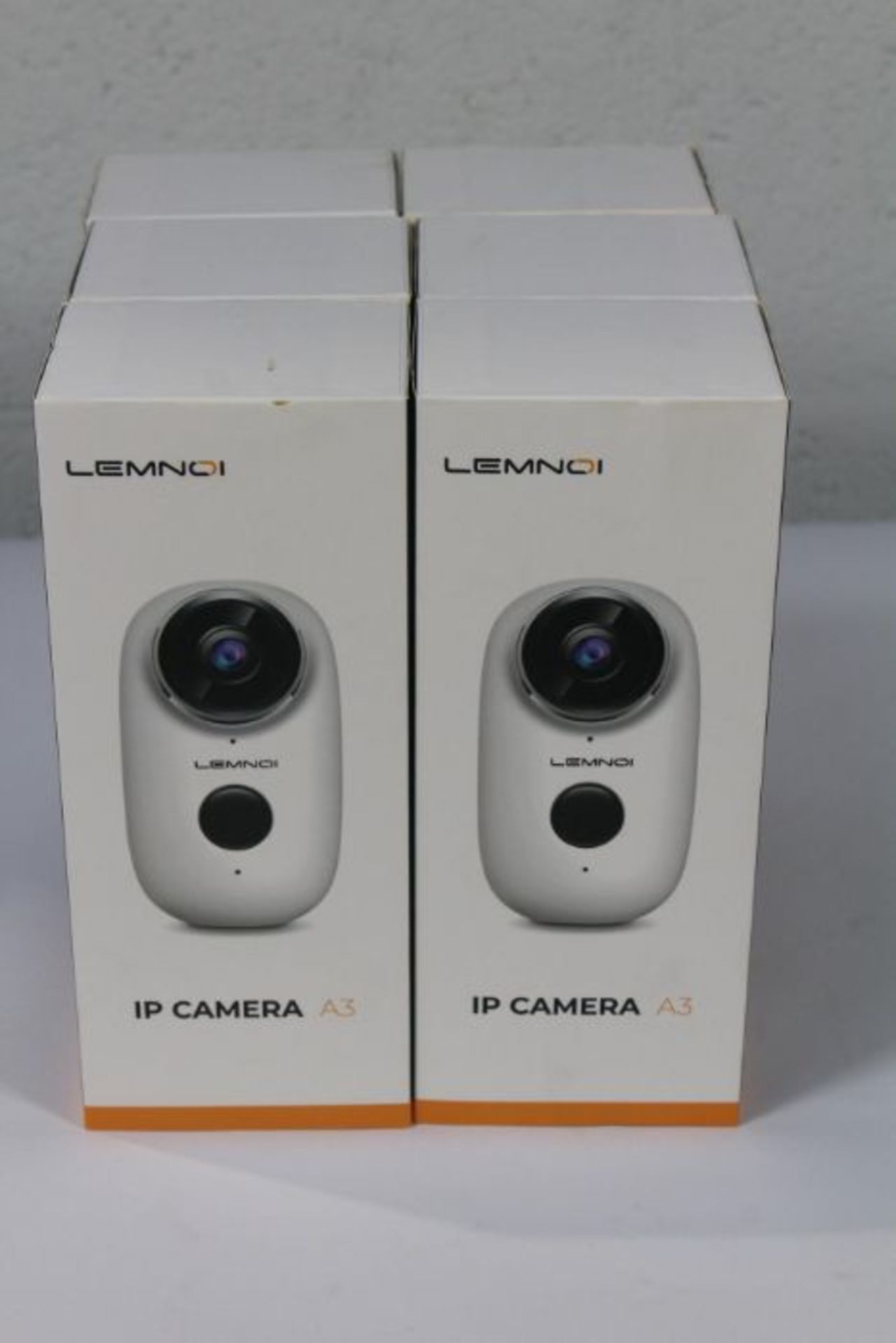 Six boxed as new Lemnoi IP Camera A3.